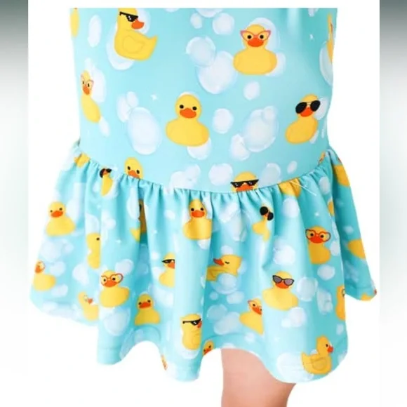 Posh peanut long sleeve swimsuit - Ducky